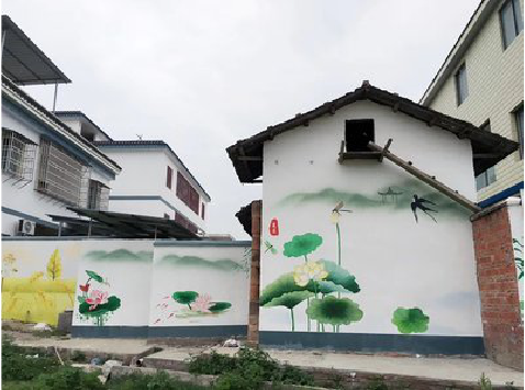  普格室外墙绘-从选材到保养。