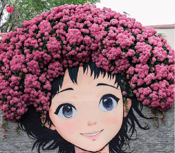  普格墙体彩绘-网红墙打卡